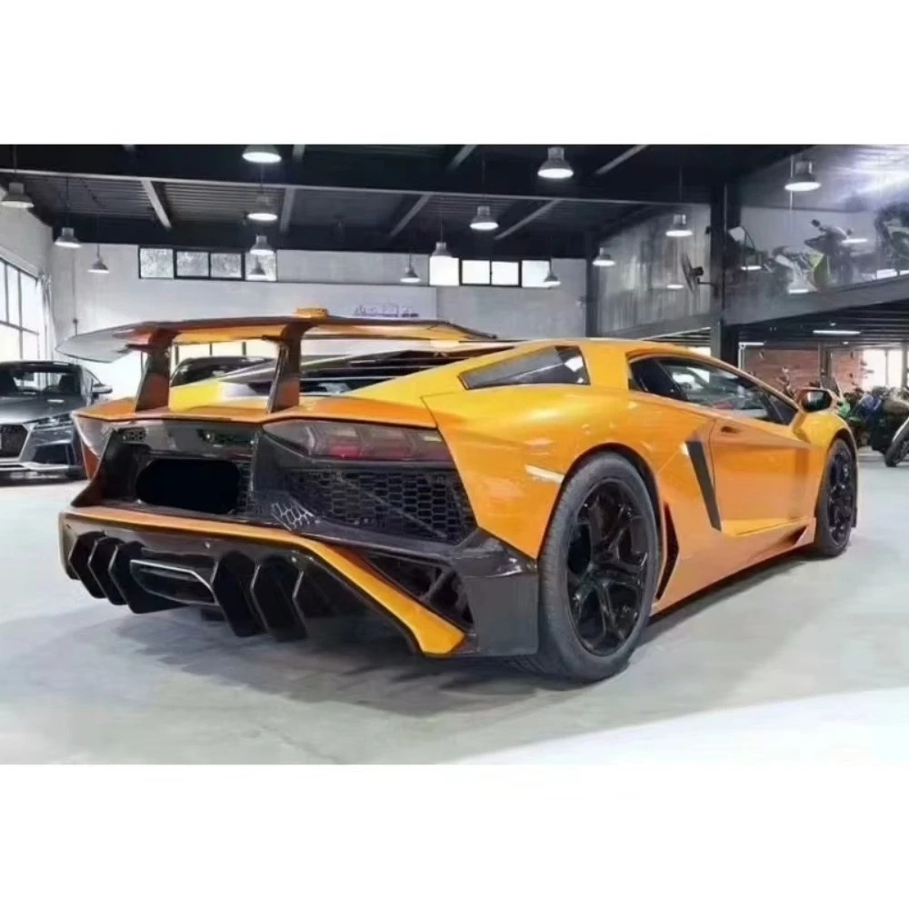 SV Style Spoiler Rear Wing High Quality Fast Delivery Dry Carbon Fiber Body Kits for Aventador LP700 LP750